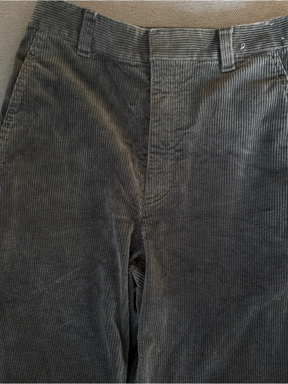 Comptoir Des Cotonniers Corduroy Pants in Charcoal - Picture 2 of 9